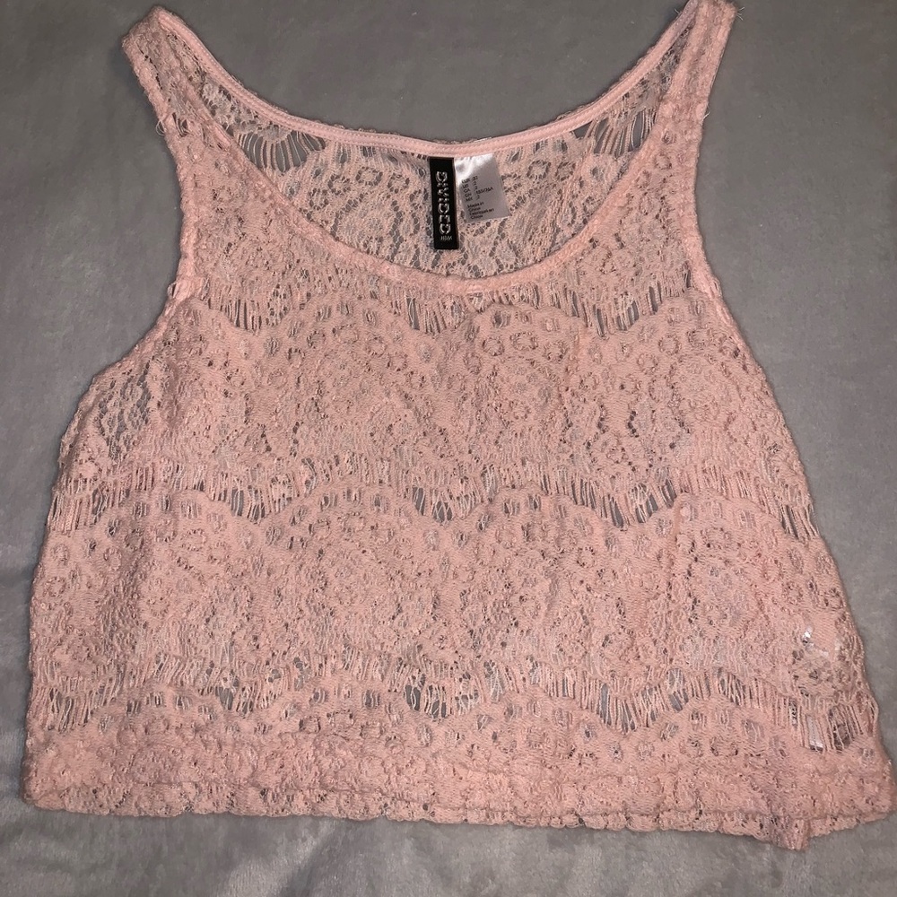 Crocheted tank top